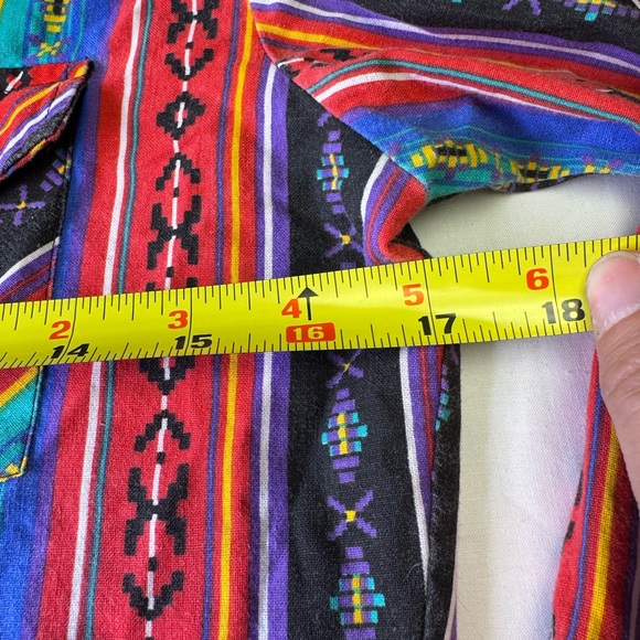 Vintage western style button up girls 14/16 probably adult xs - Picture 4 of 6